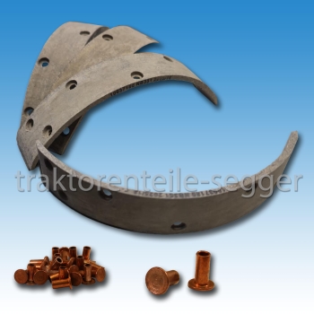 Trommelbremsbelag-Satz für Holder A 8 A 20 A 21 AG 3 AG 35 A 45 A 55 B 25 P 50 P 60